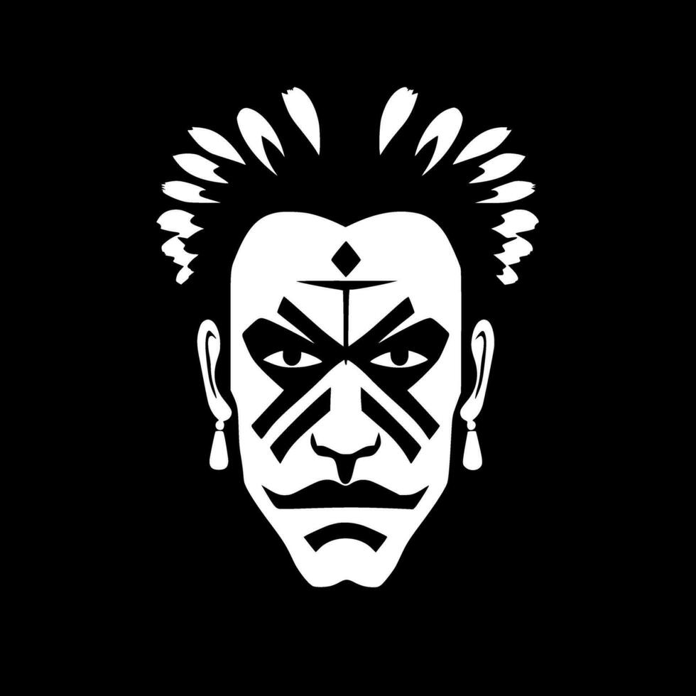 Clown, Minimalist and Simple Silhouette - Vector illustration