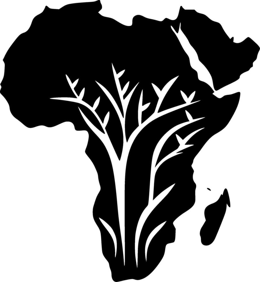 Africa - High Quality Vector Logo - Vector illustration ideal for T-shirt graphic