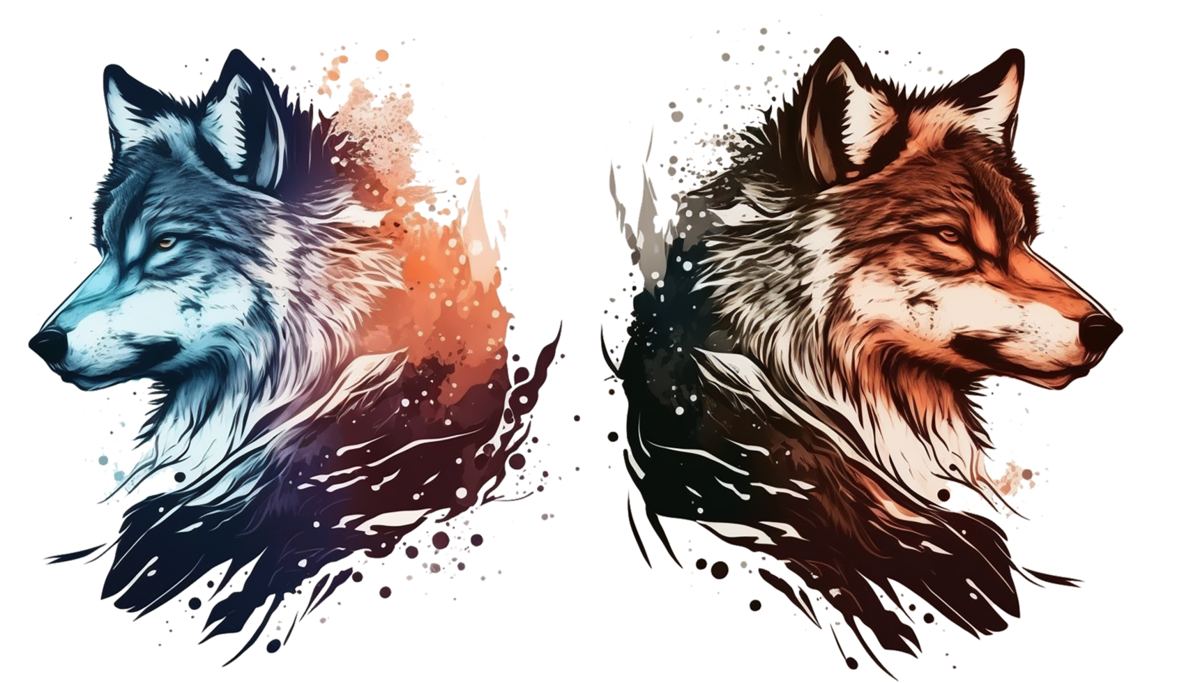 wolf logo icon png, Ai Generaive png