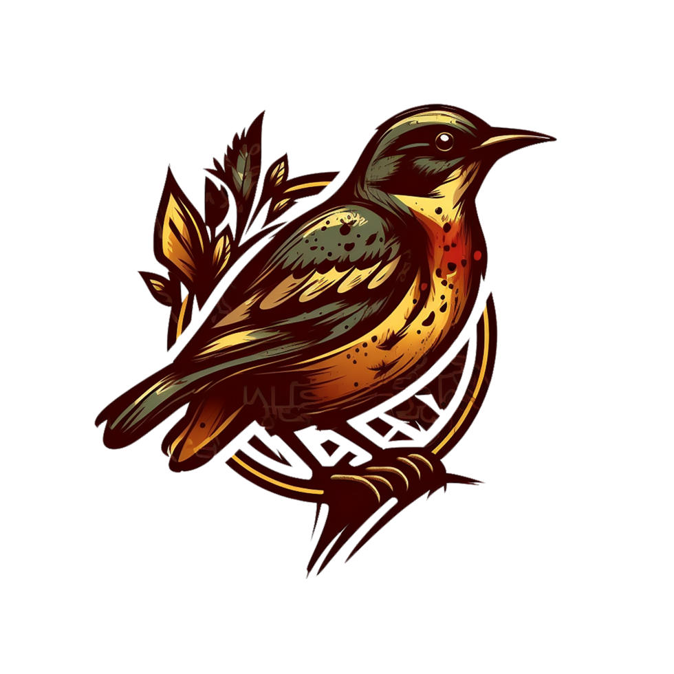 Bird vector icon png, Ai Generative png