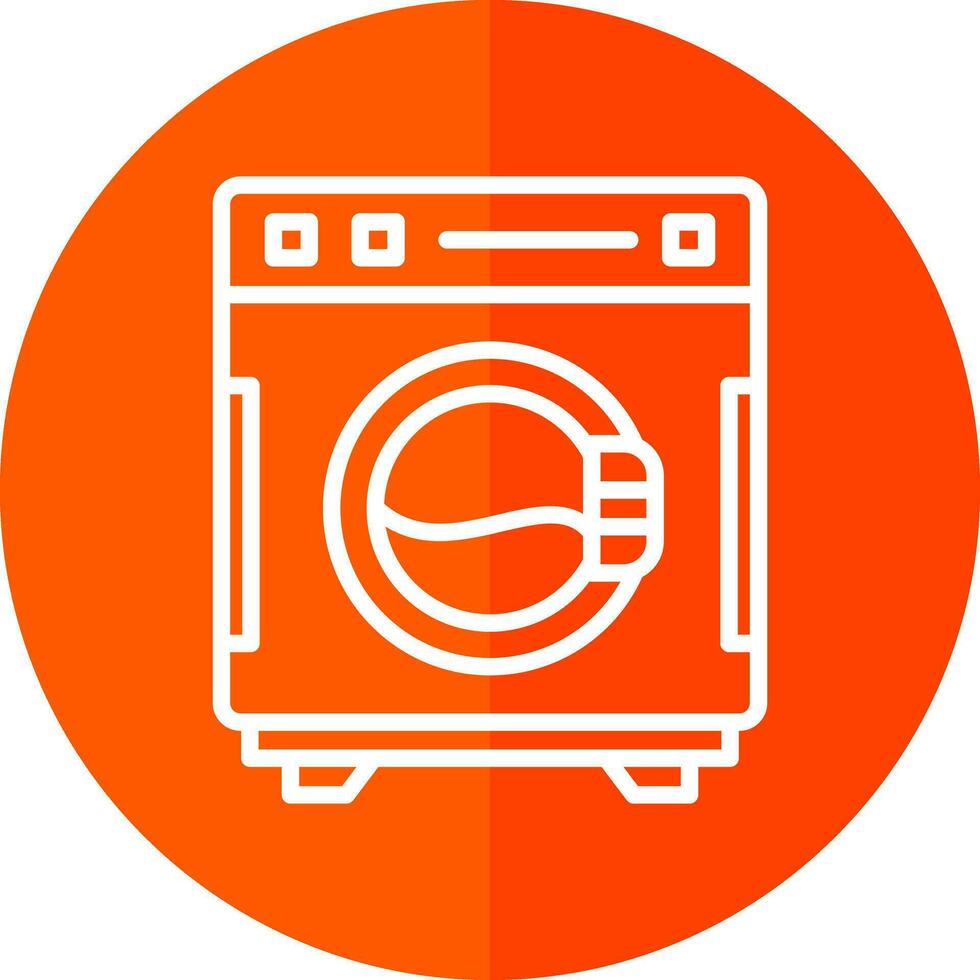 Washing Machine Vector Icon Design