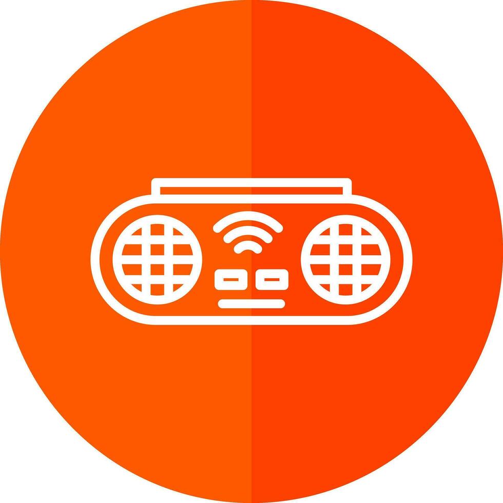 Portable Speaker Vector Icon Design