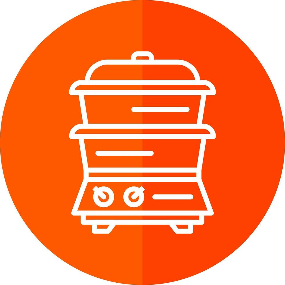 Steamer Vector Icon Design