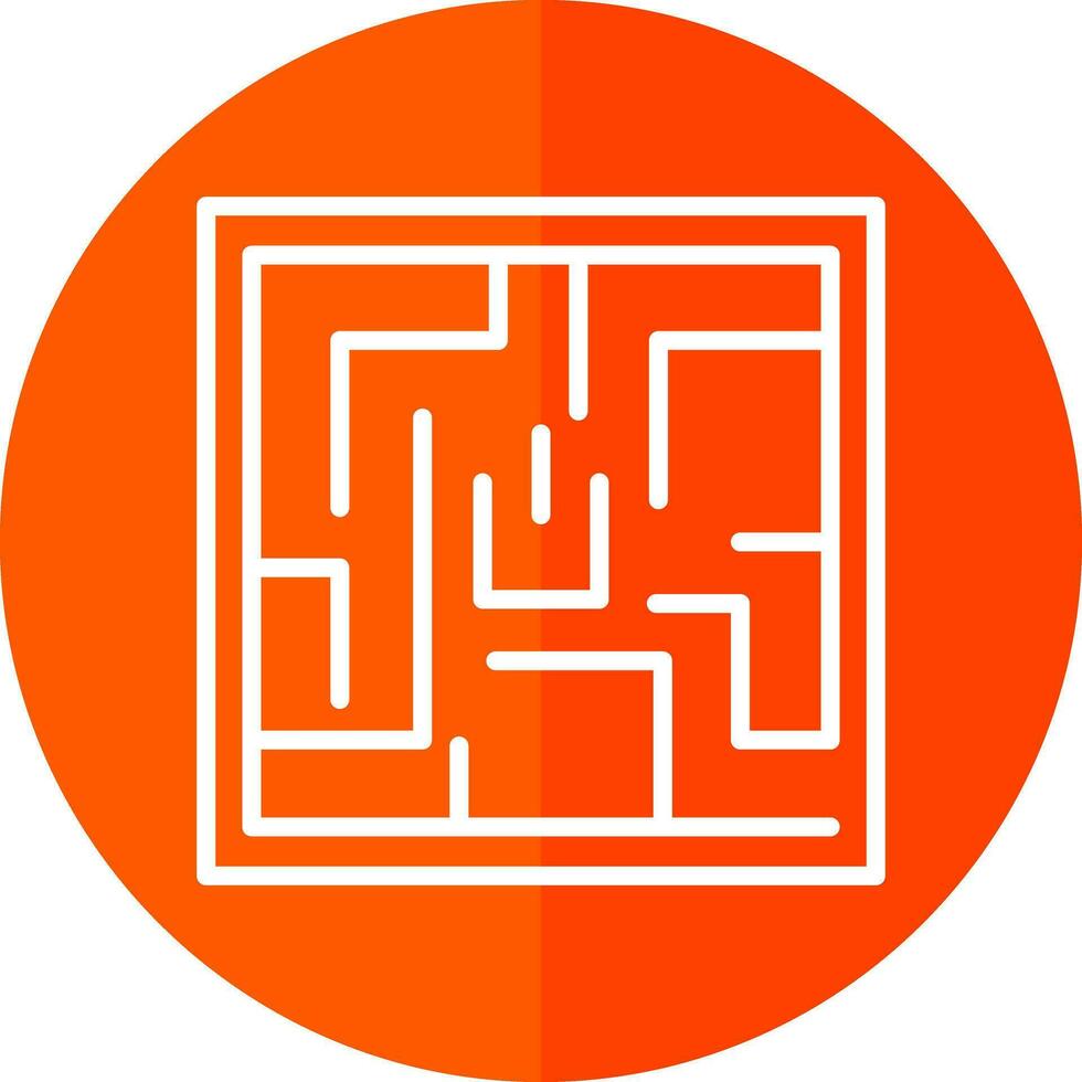Labyrinth Vector Icon Design