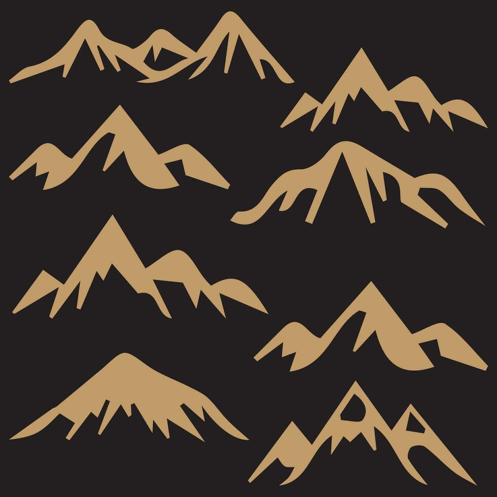 Mountain Vector Shapes For Logos
