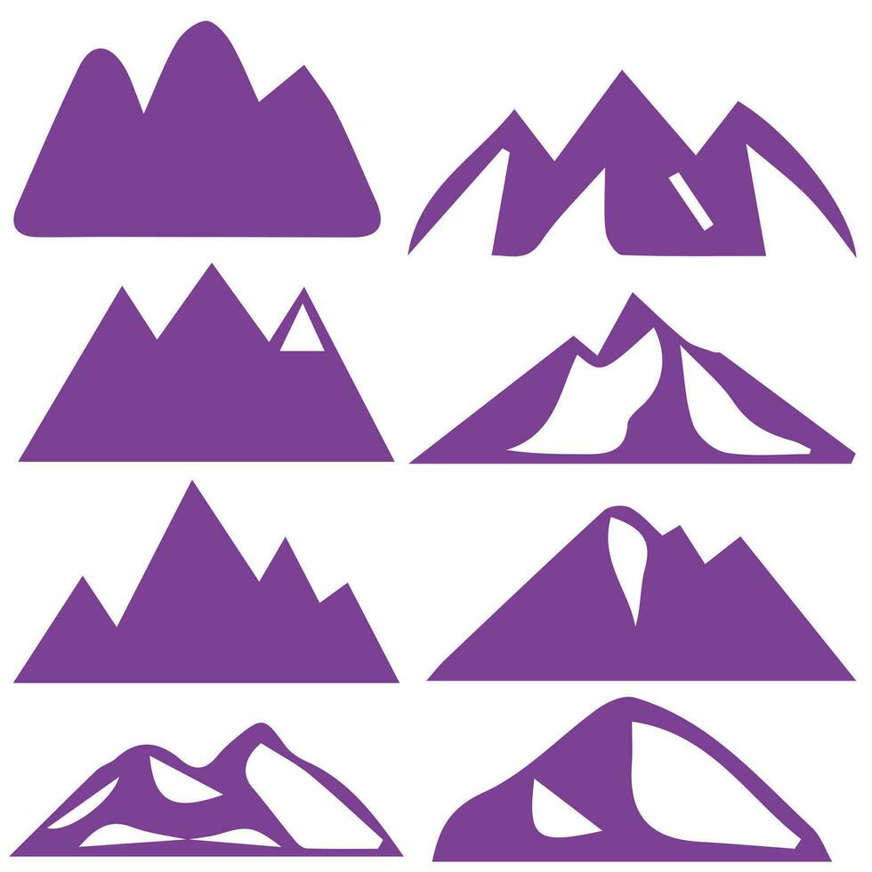 Mountain Vector Shapes For Logos