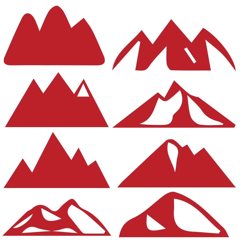Mountain Vector Shapes For Logos