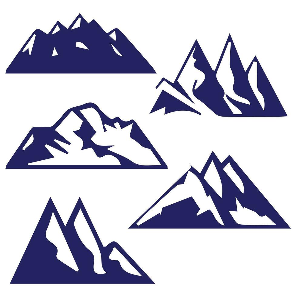 Mountain Vector Shapes For Logos