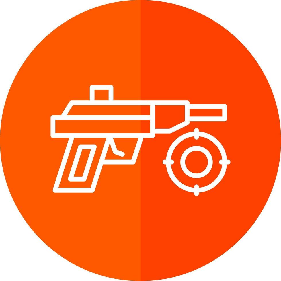 Laser Gun Vector Icon Design