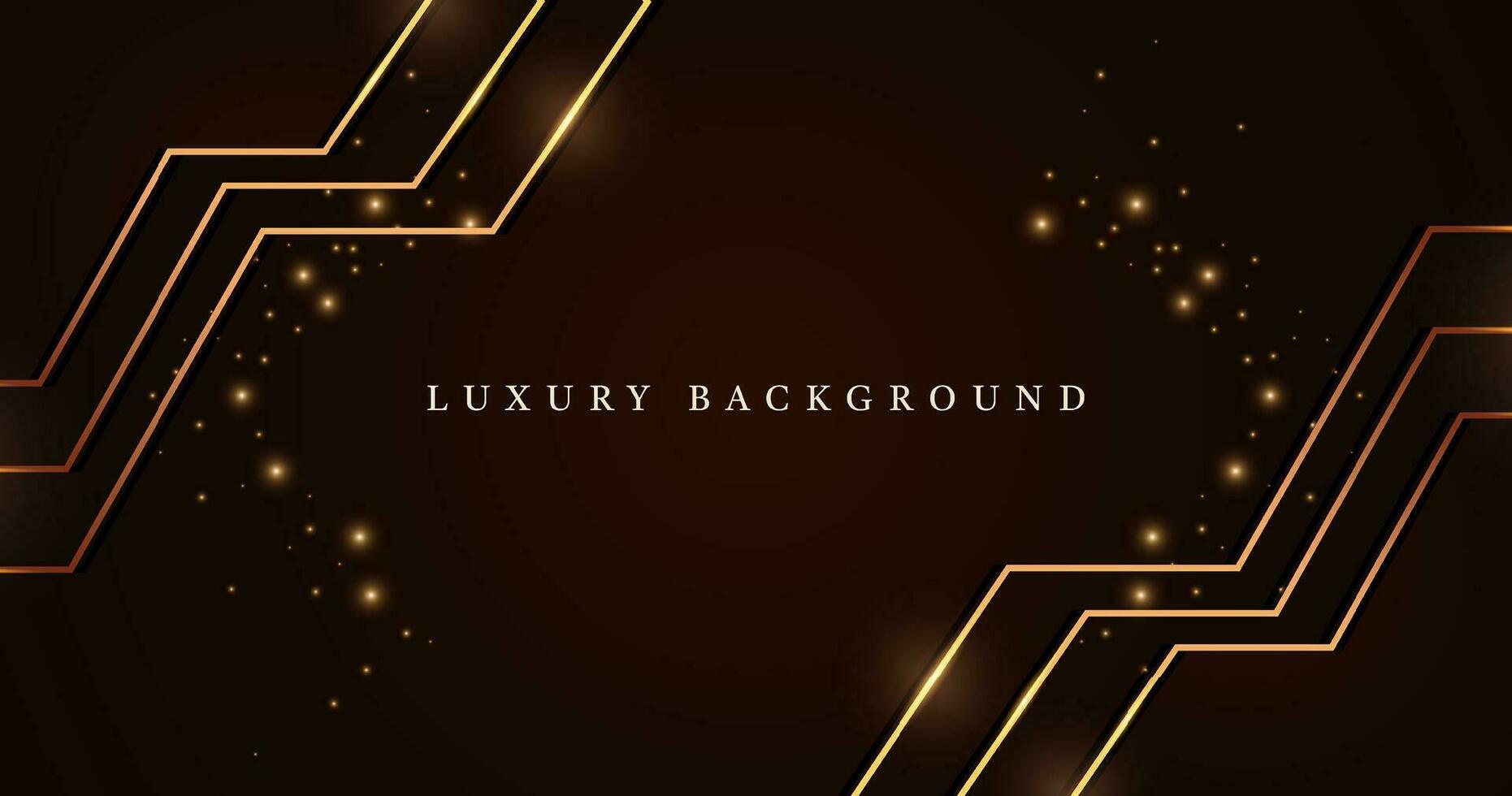 golden line  geometric background design vector