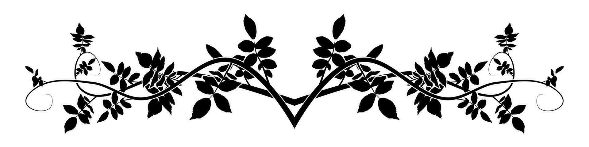 new pattern hawthorn decoration on paper. vector