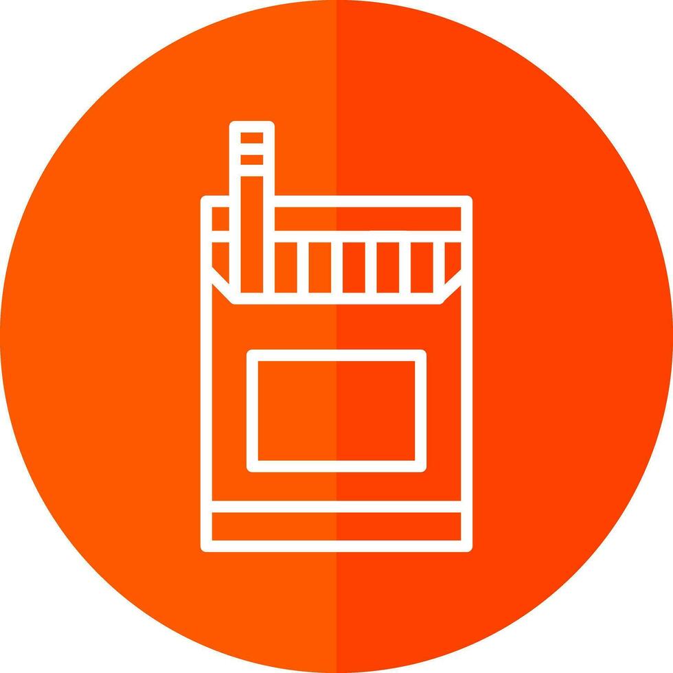 Cigarette Pack Vector Icon Design