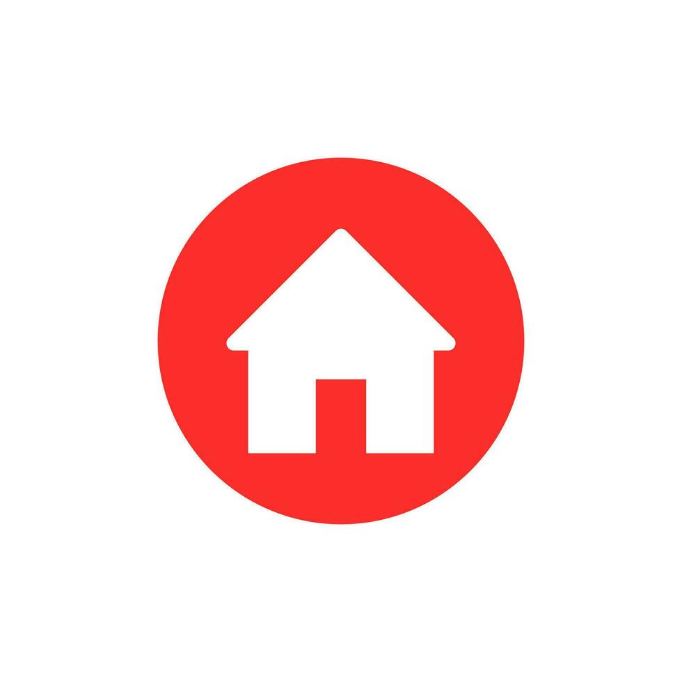 Home icon vector on white background 27710395 Vector Art at Vecteezy