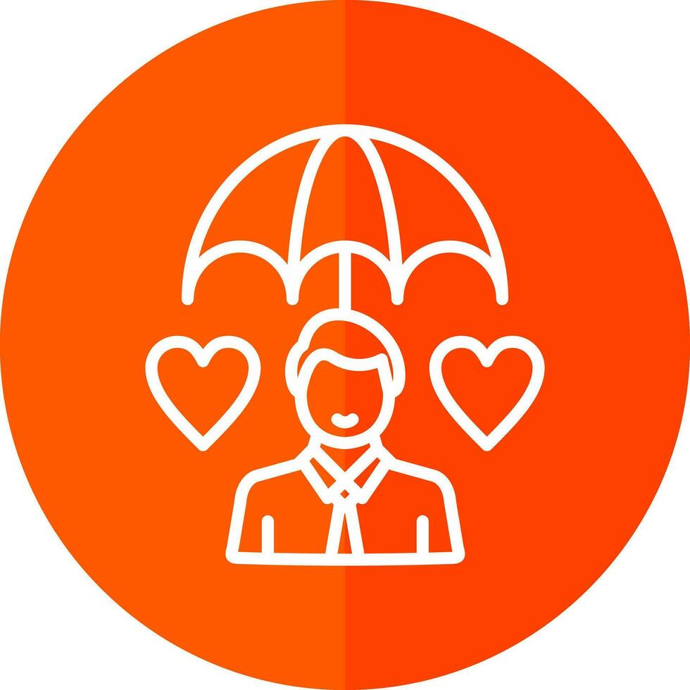 Life Insurance Vector Icon Design