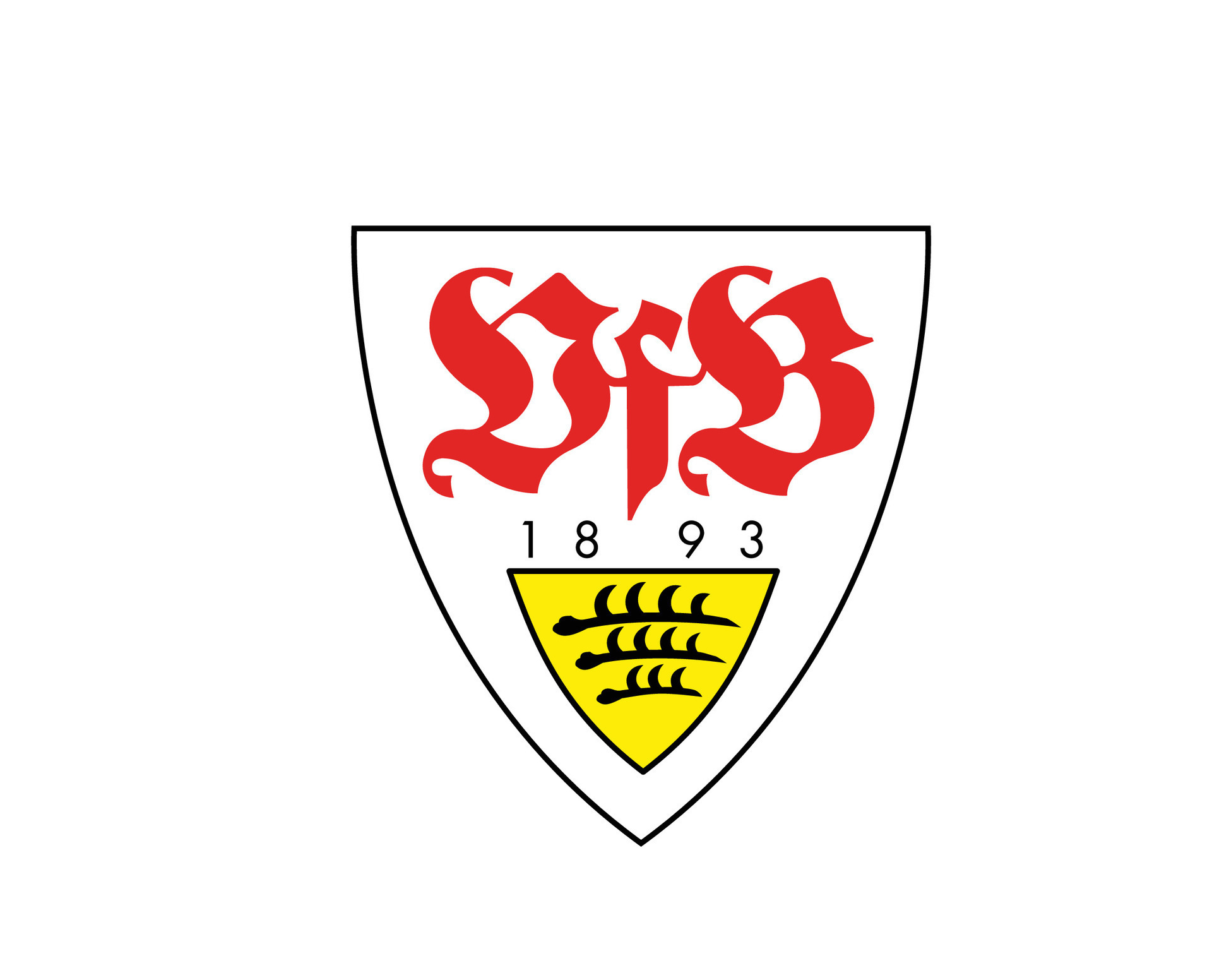 Stuttgart Club Symbol Logo Football Bundesliga Germany Abstract Design
