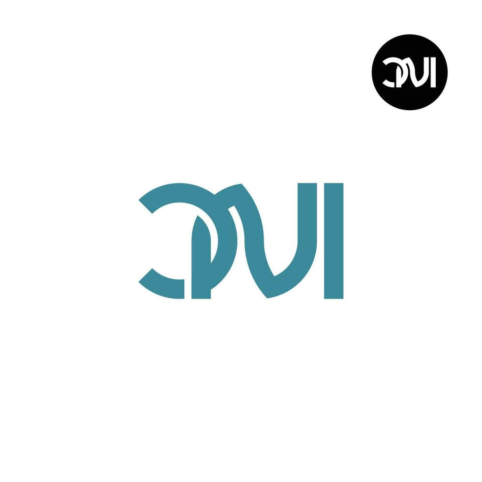 Letter CNI Monogram Logo Design vector