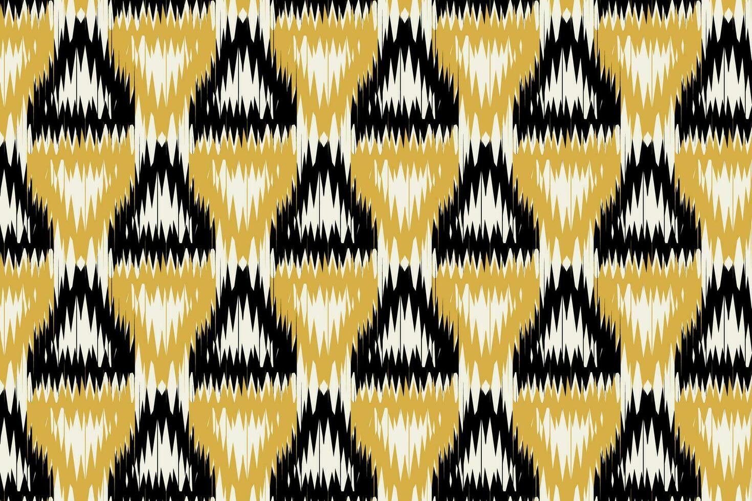 Ikat oriental pattern by ethnic abstract vector
