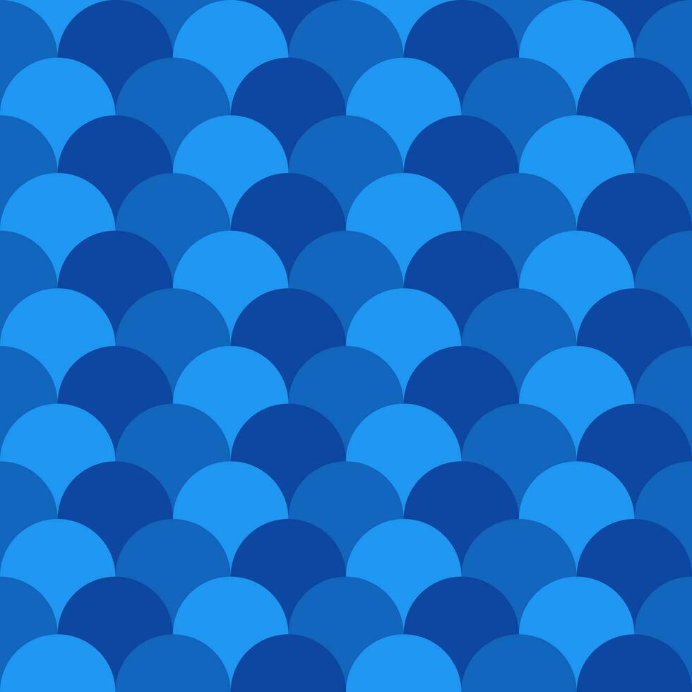 Blue fish scales pattern. fish scales pattern. fish scales seamless pattern. Decorative elements, clothing, paper wrapping, bathroom tiles, wall tiles, backdrop, background. vector