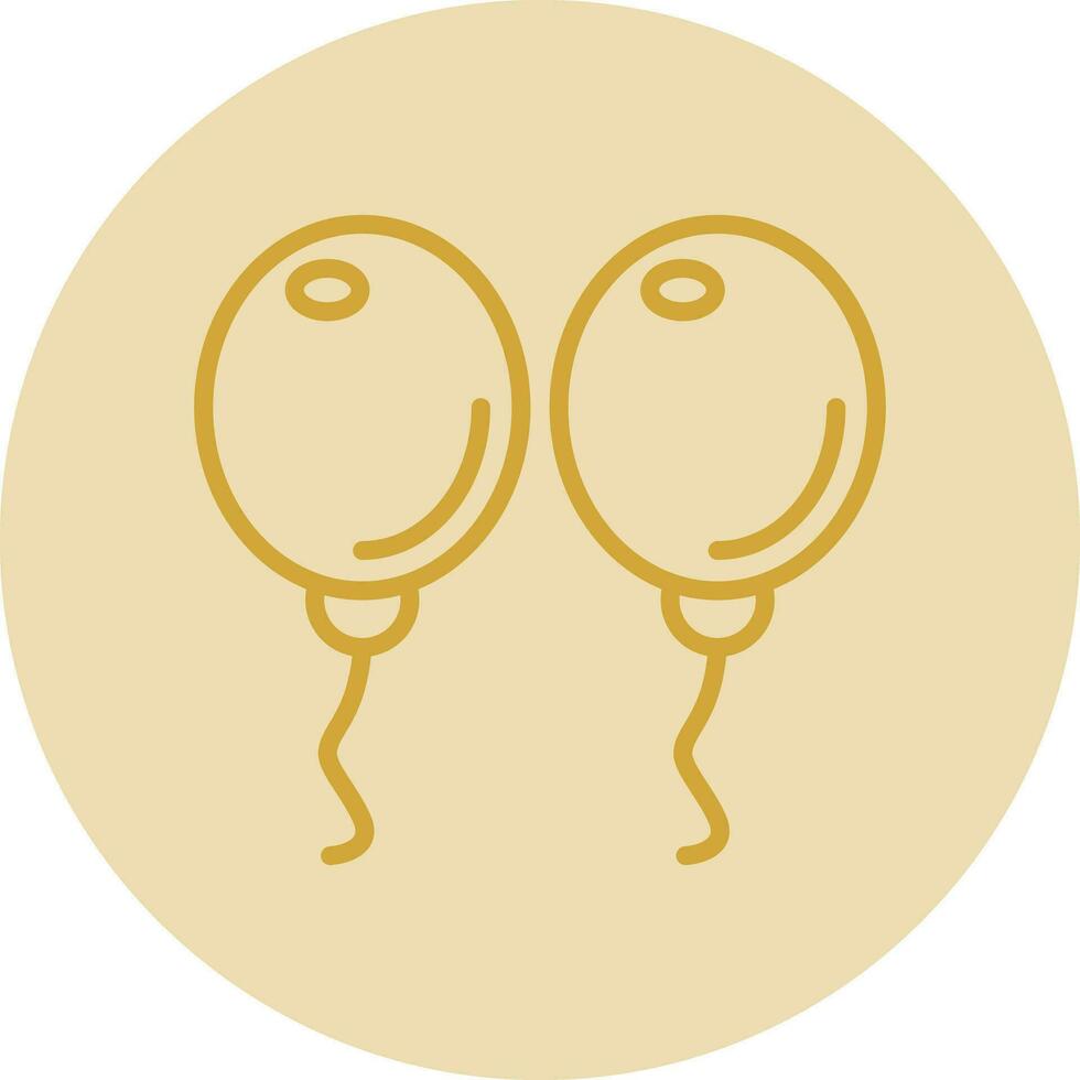 Balloons Vector Icon Design
