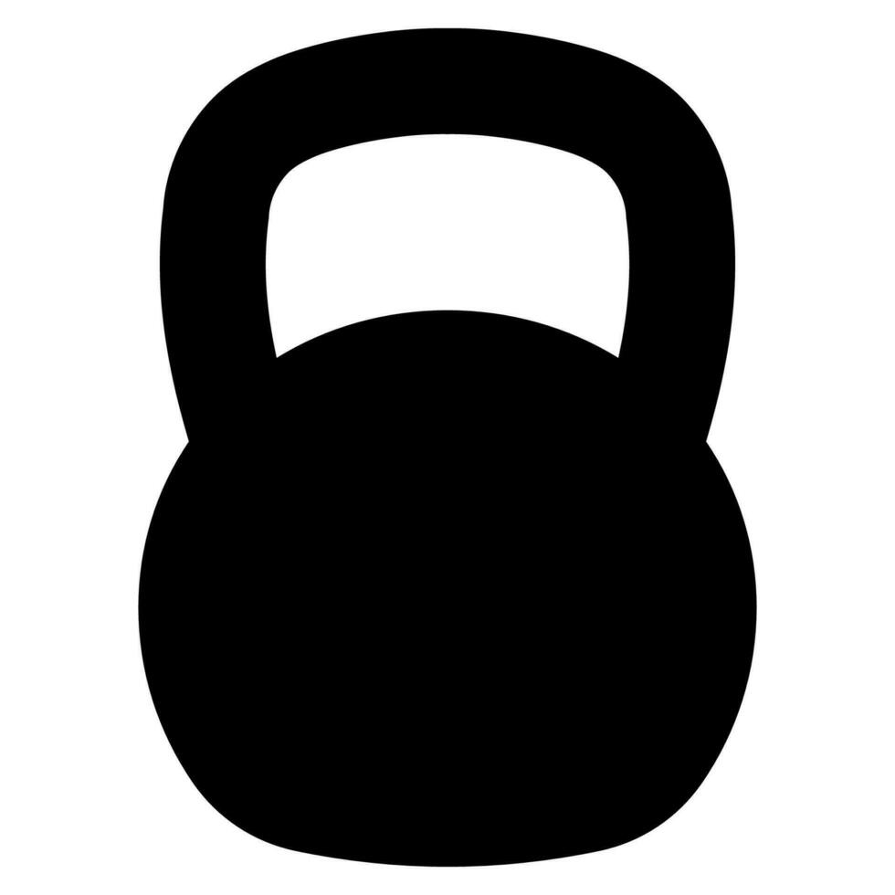 Kettlebell sports tool for weightlifting, kettlebell weight symbol 27712086  Vector Art at Vecteezy