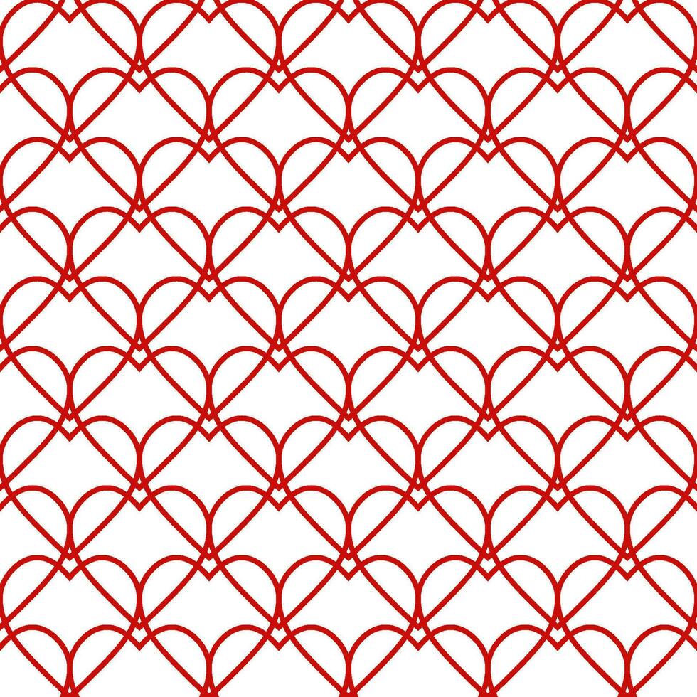 Seamless pattern background  hearts grid hearts  lovers love Wallpaper Valentine vector