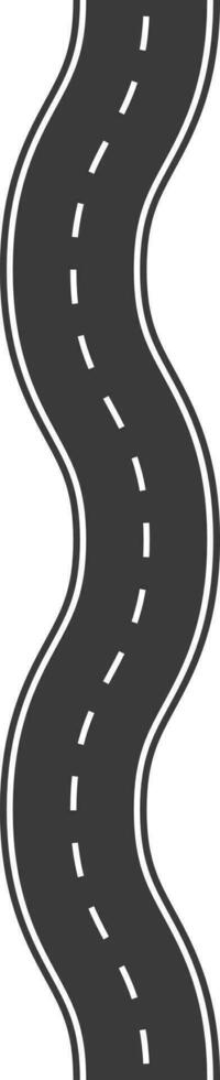 la carretera con marcas ilustración opciones la carretera sinuoso complejo vector