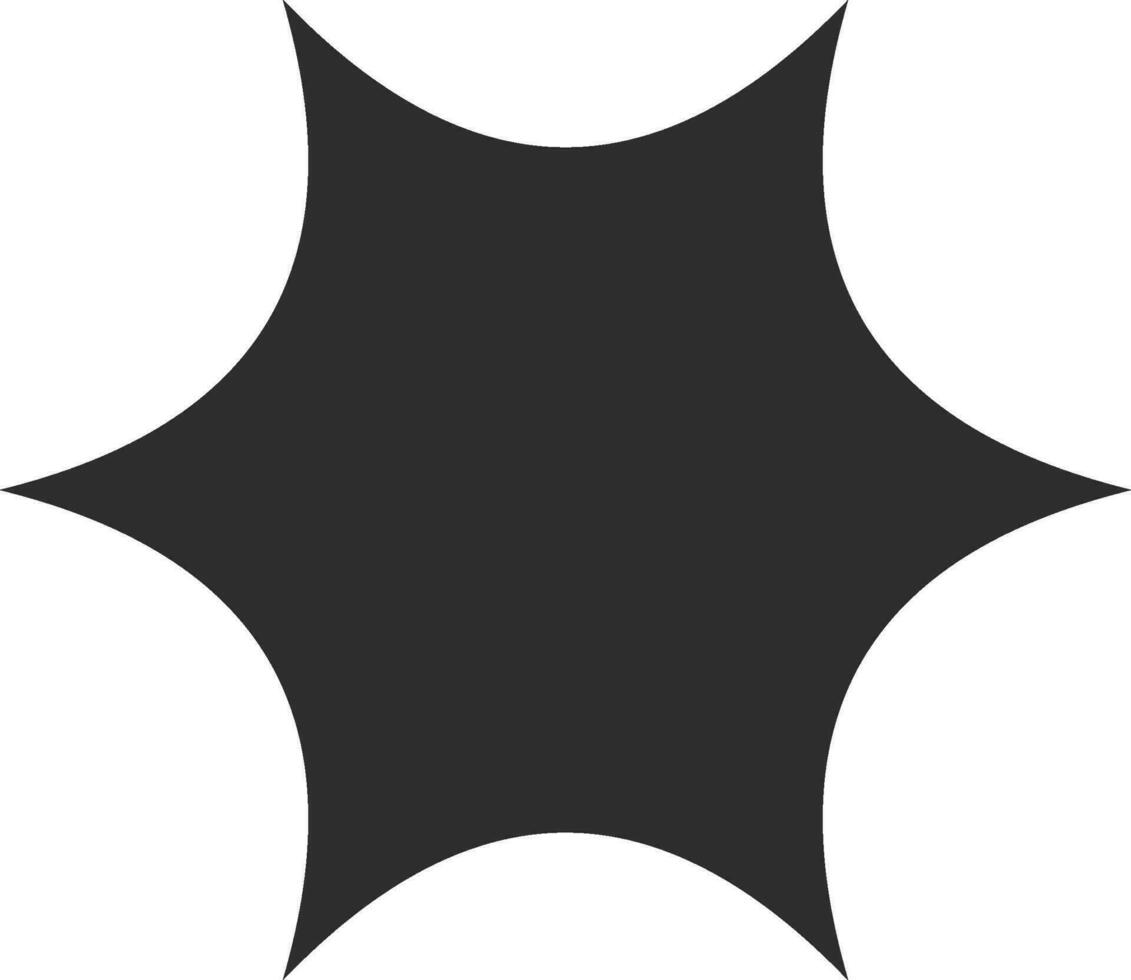 Flashes star flash shining sunburst sticker badge template explosion shape vector