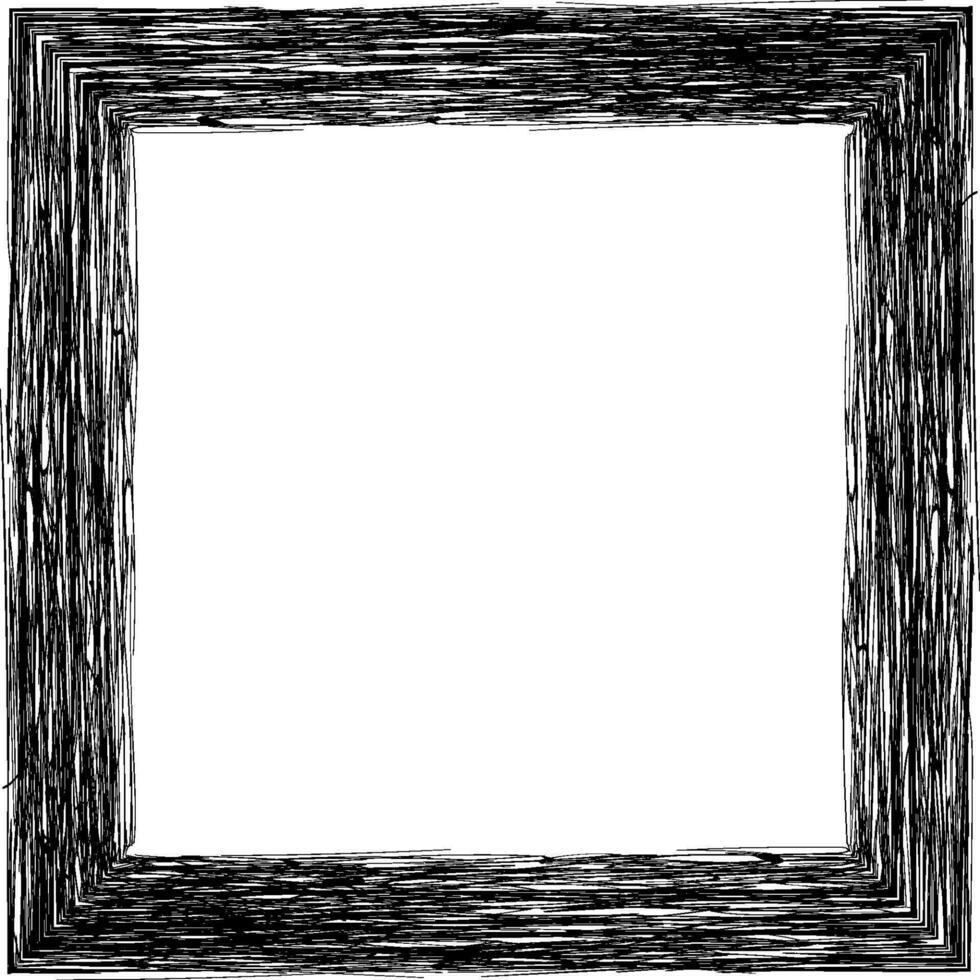 Frame photos pictures pencil shading hand draw frame hatched engraving vector