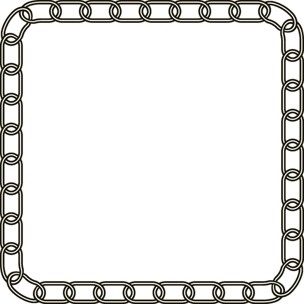 Chain link pattern vector square chain 27712160 Vector Art at Vecteezy