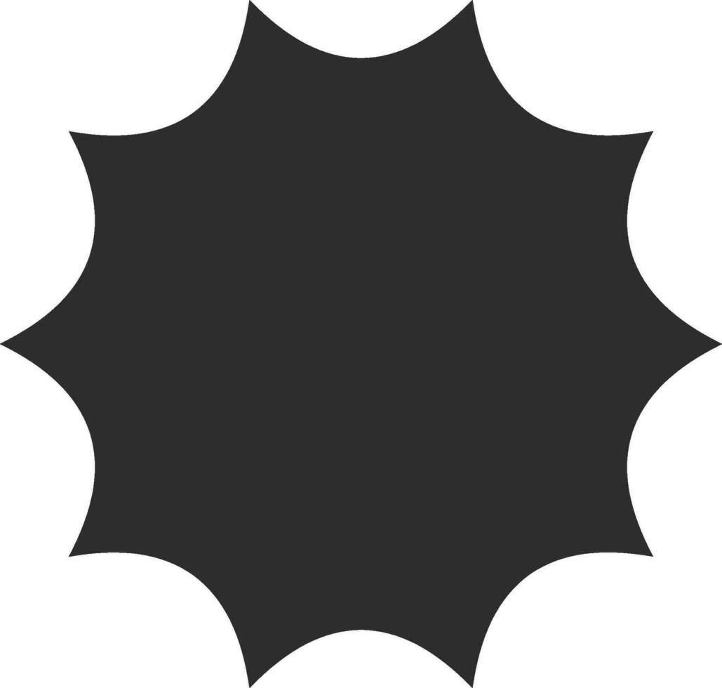 Flashes flash star shining explosion sunburst sticker badge template shape vector