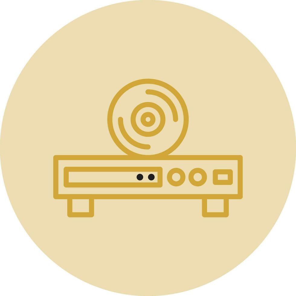 Dvd Player Vector Icon Design