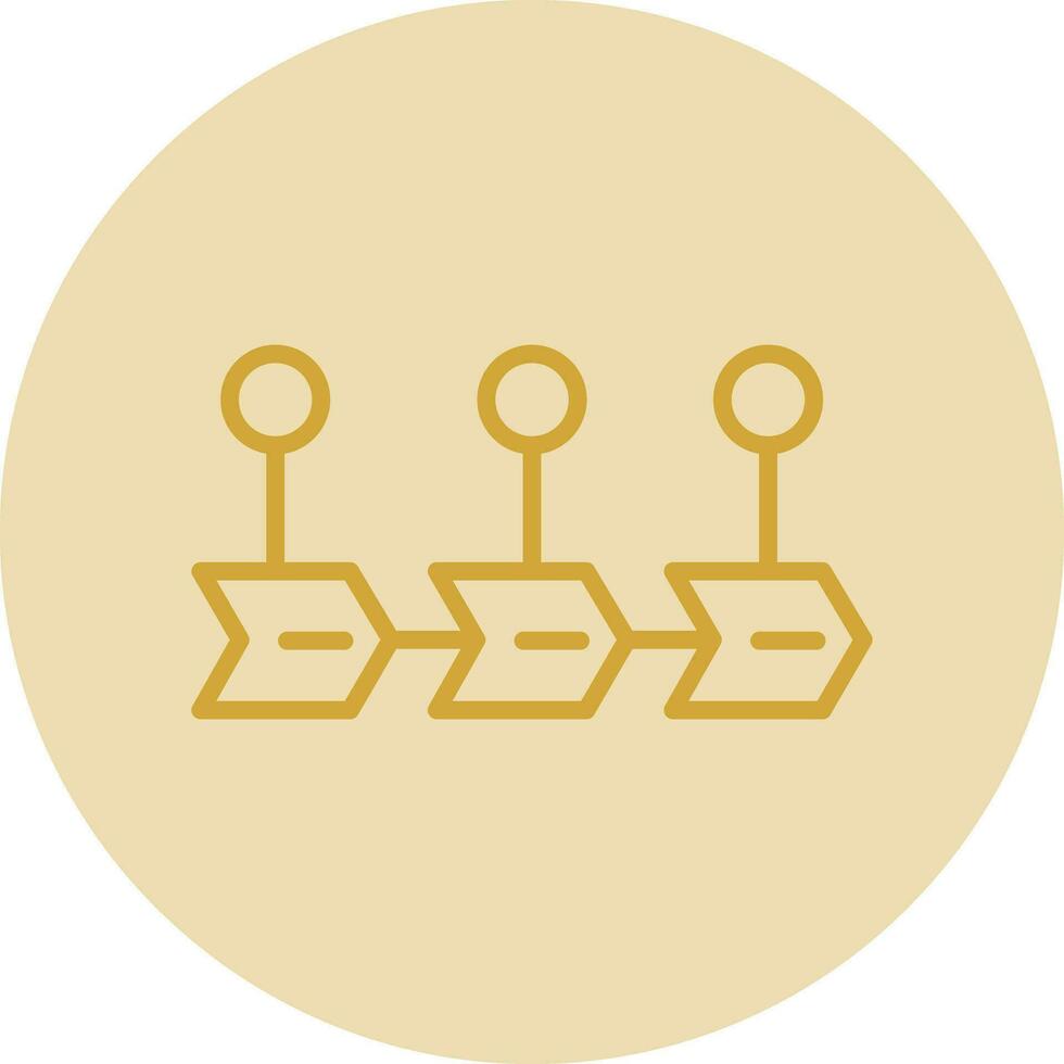 Value Chain Vector Icon Design