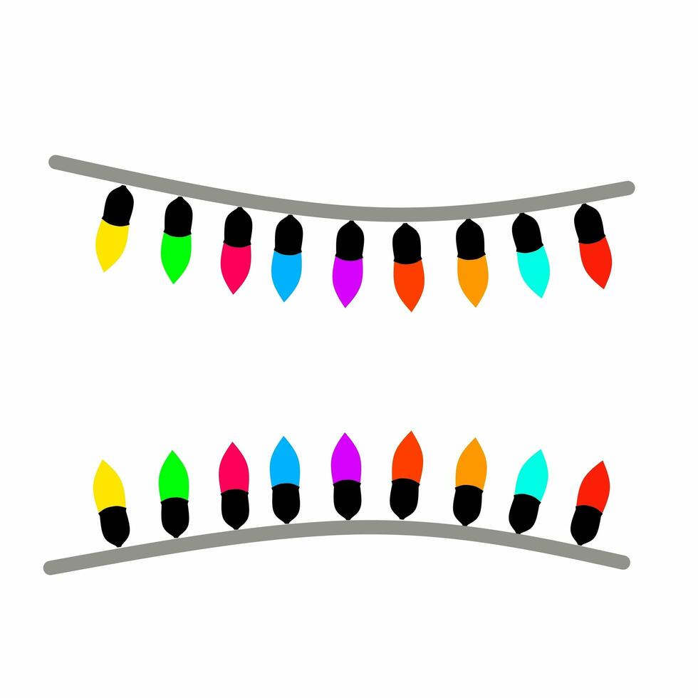 decorative lights that have different colors photo