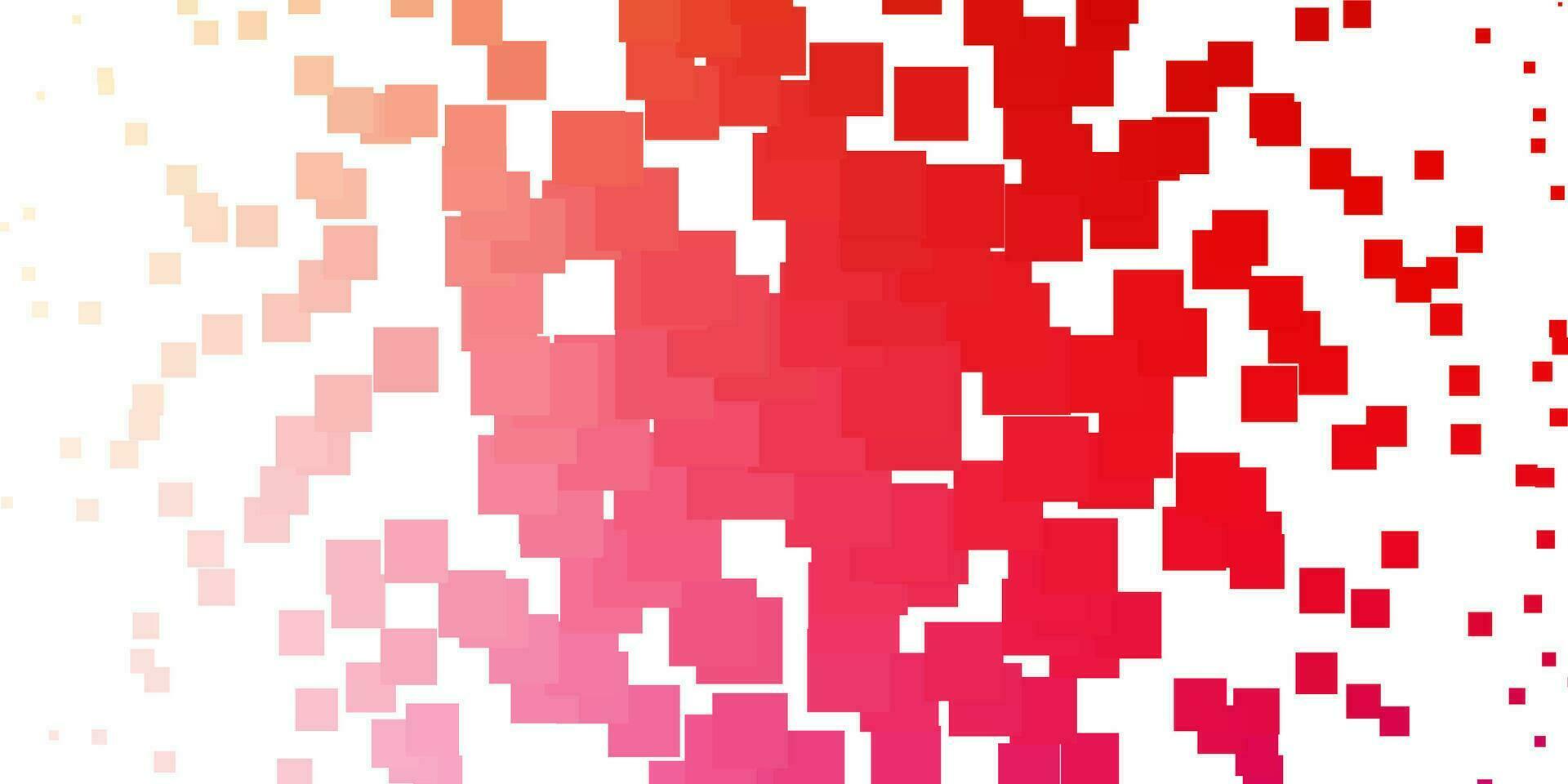 Light Red, Yellow vector pattern in square style.