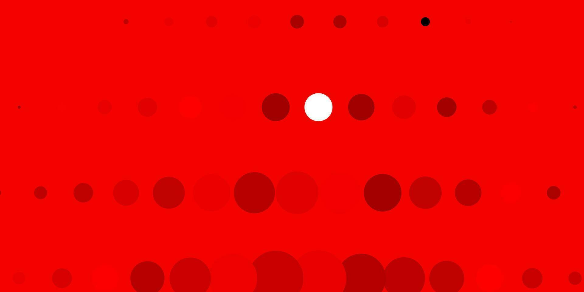 Light Red, Yellow vector template with circles.