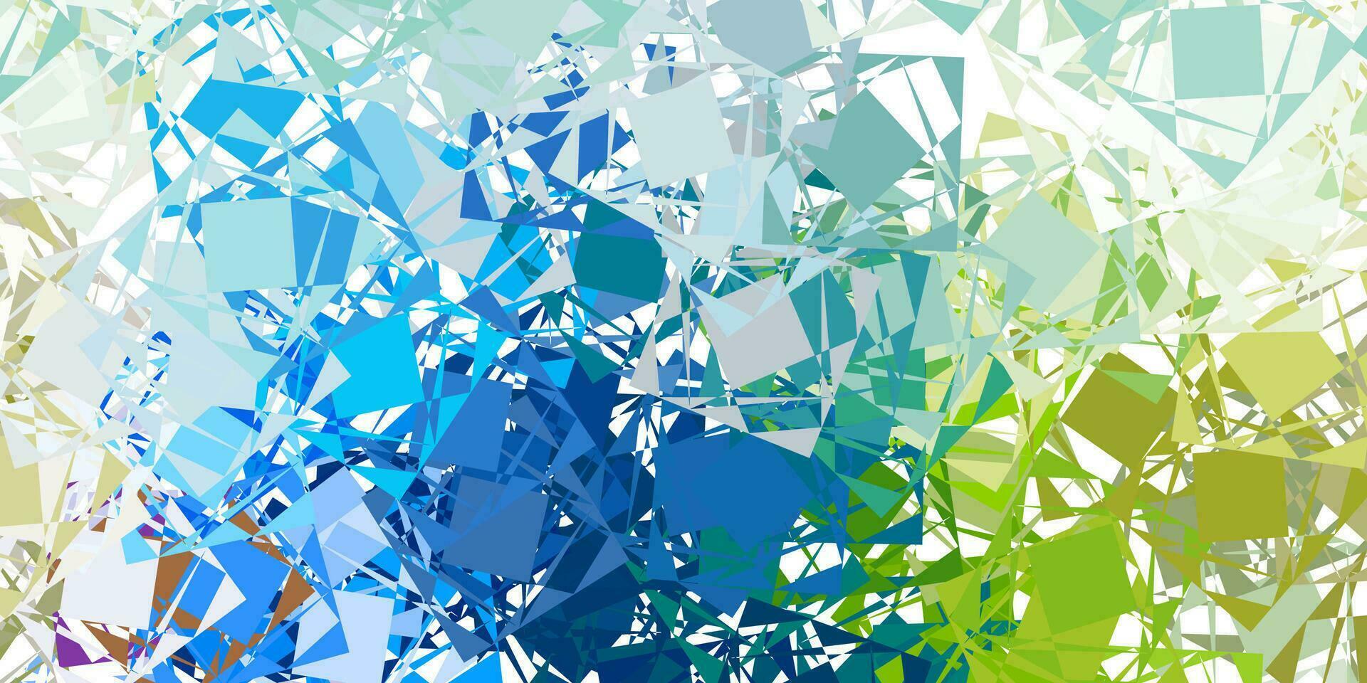 Light blue, yellow vector backdrop with triangles, lines.