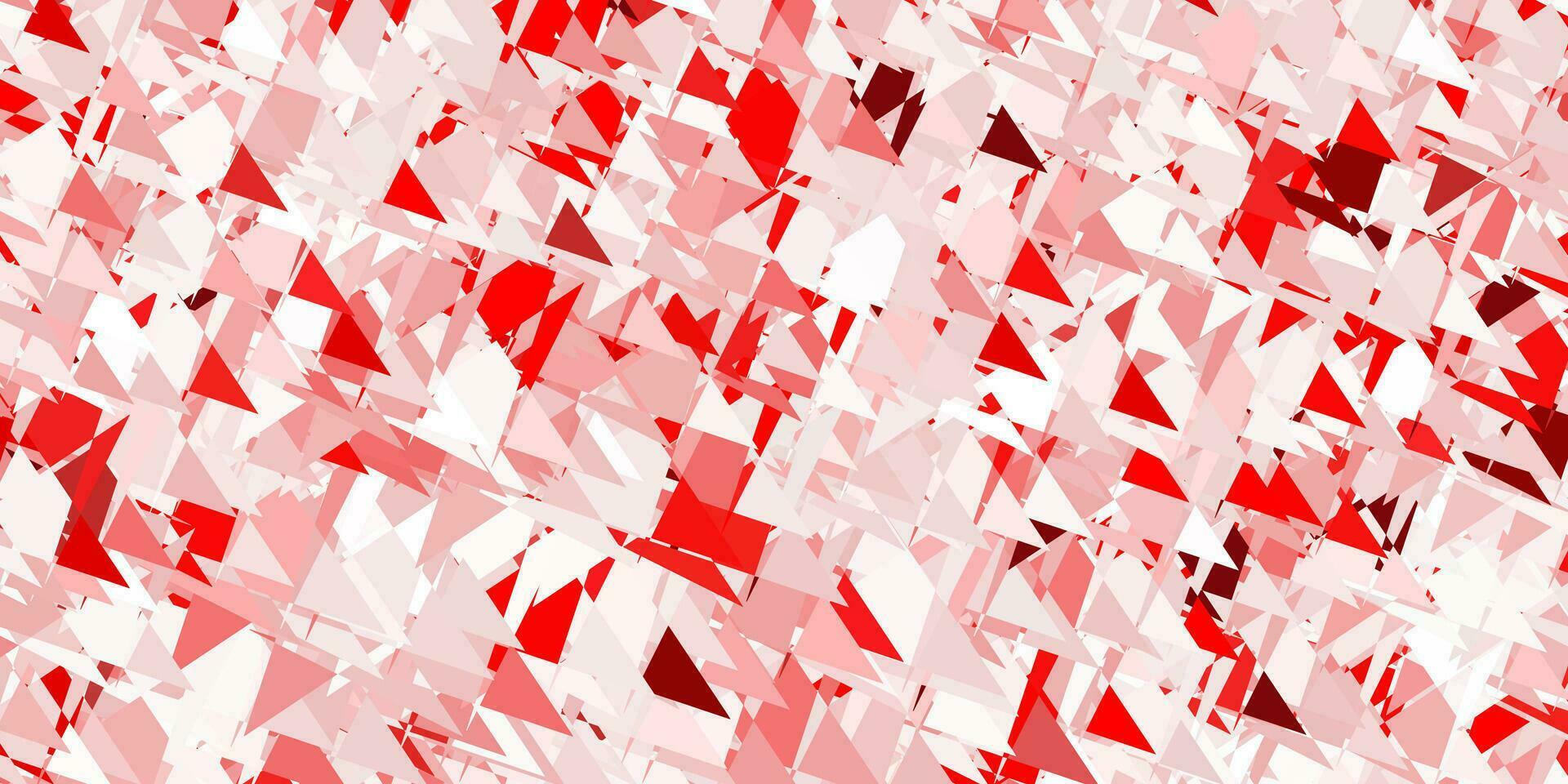 Light orange vector layout with triangle forms.