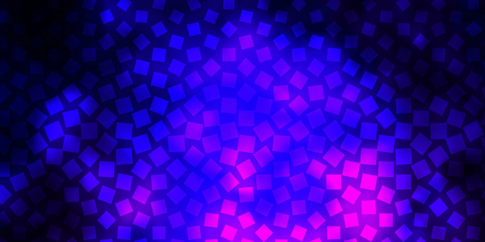 Dark Purple, Pink vector backdrop with rectangles.
