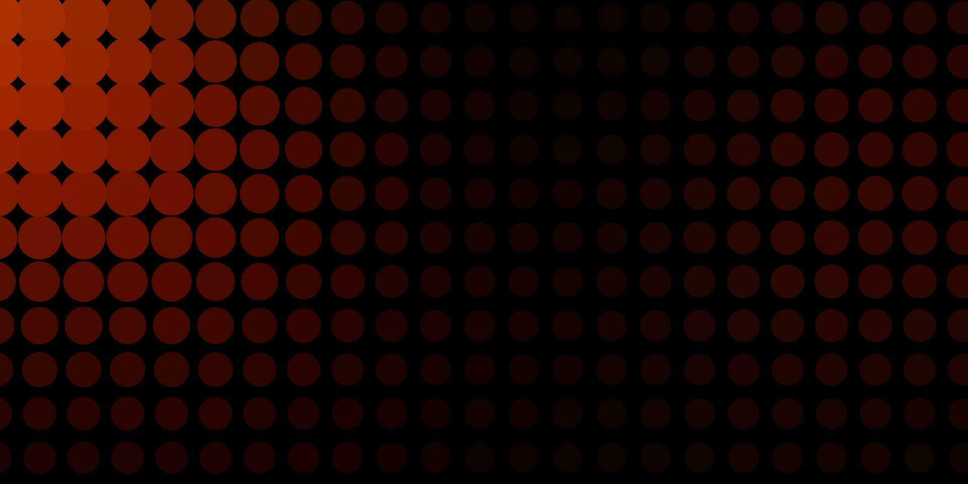 Dark Red vector backdrop with dots.
