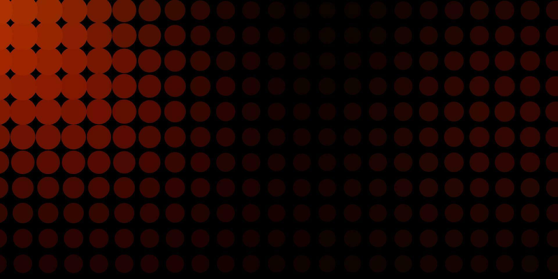 Telón de fondo de vector rojo oscuro con puntos.