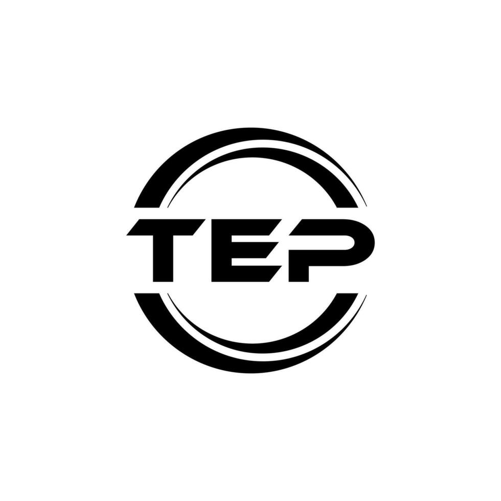 TEP Logo Design, Inspiration for a Unique Identity. Modern Elegance and Creative Design. Watermark Your Success with the Striking this Logo. vector