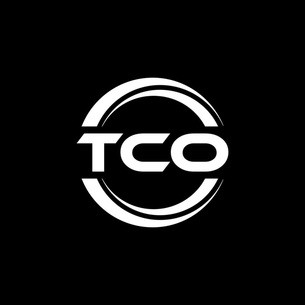 tco logo diseño, inspiración para un único identidad. moderno elegancia y creativo diseño. filigrana tu éxito con el sorprendentes esta logo. vector