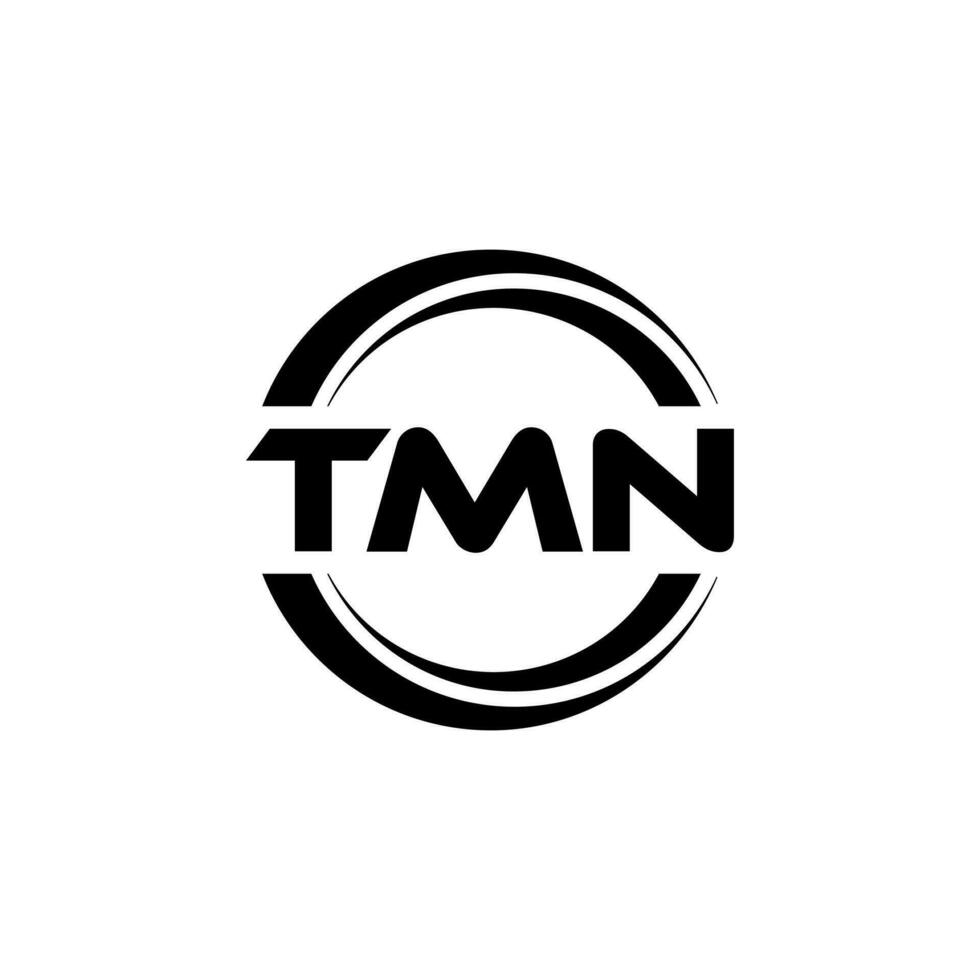 tmn logo diseño, inspiración para un único identidad. moderno elegancia y creativo diseño. filigrana tu éxito con el sorprendentes esta logo. vector