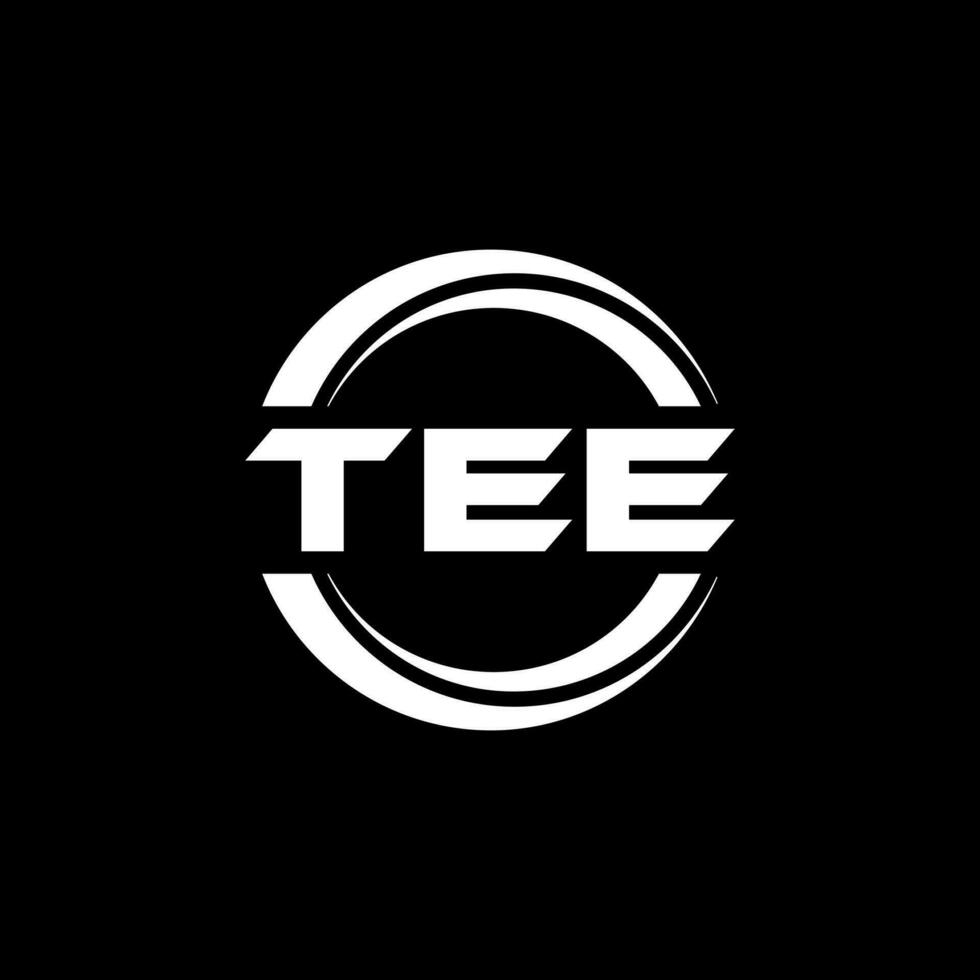 TEE Logo Design, Inspiration for a Unique Identity. Modern Elegance and Creative Design. Watermark Your Success with the Striking this Logo. vector