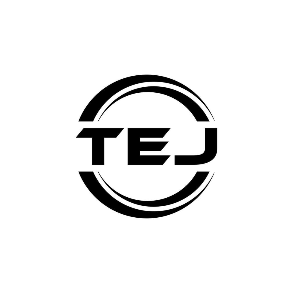 TEJ Logo Design, Inspiration for a Unique Identity. Modern Elegance and Creative Design. Watermark Your Success with the Striking this Logo. vector