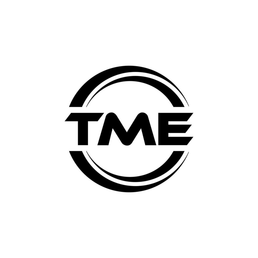 TME Logo Design, Inspiration for a Unique Identity. Modern Elegance and Creative Design. Watermark Your Success with the Striking this Logo. vector
