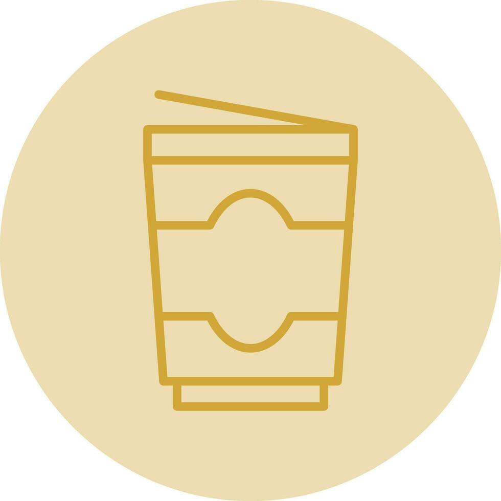 Yogurt Vector Icon Design