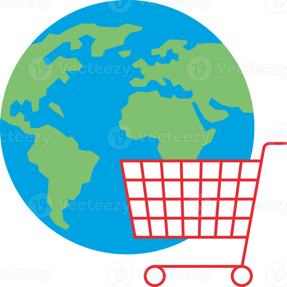 shopping onflatl globe flat icon png