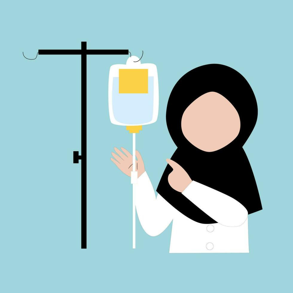 Nurse Character Illustration vector