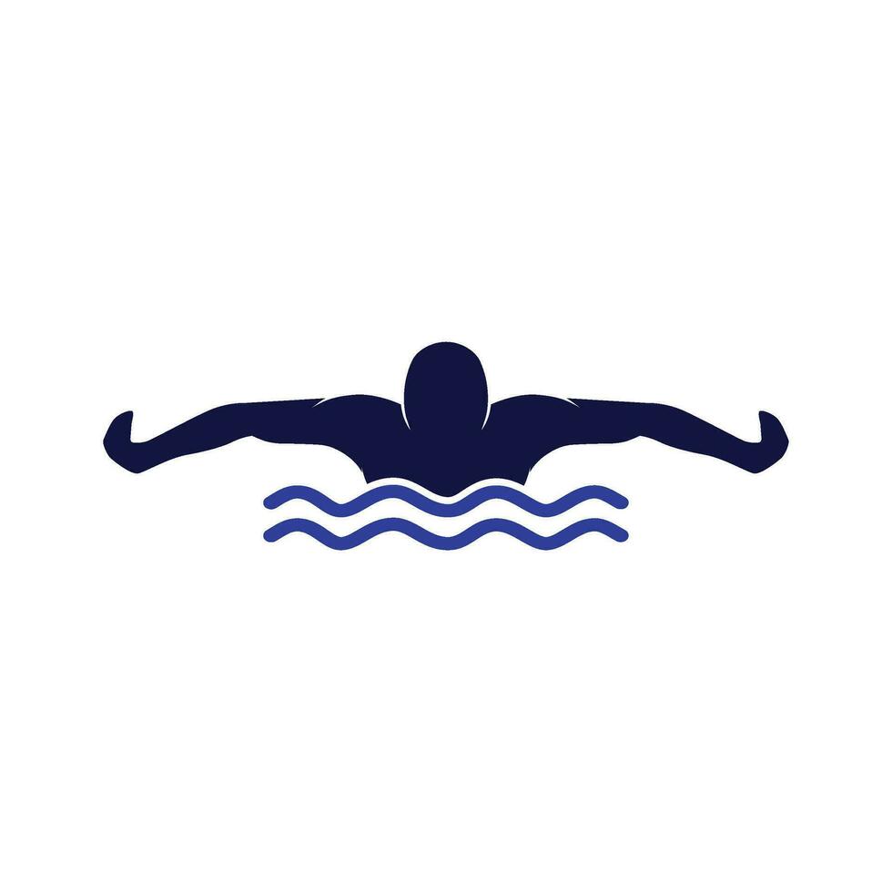 Swimming vector Logo icon